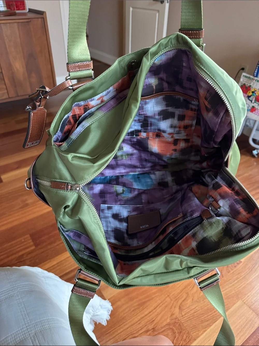 Tumi nylon tote